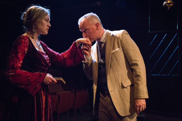 L to R: Erin Beirnard and Kelly King as husband and wife in 1913’s “Recklessness.” Photo by Svetlana Didorenko.