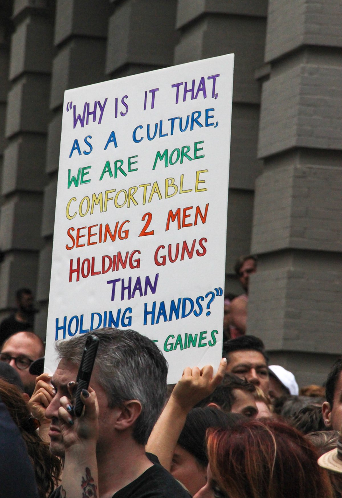 Taking aim at guns after gay nightclub massacre 2 OrlandoSecondVigilVillagerVersion-2016-06-16-V02,VIL,PRINT_WEB,WEB