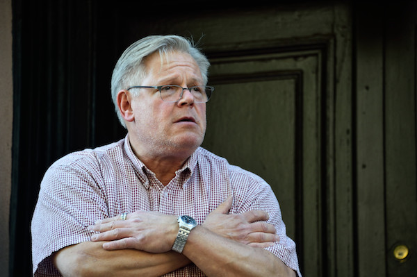 Former West Side State Senator Tom Duane outside the Stonewall bar on Sunday evening. | DONNA ACETO 