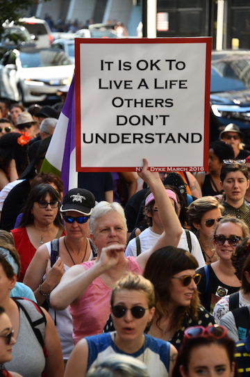 2016 Dyke March- with Edie Windsor