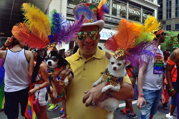 Manhattan Pride 2016 Orlando themes- Gays Against Guns, Say Their Names, angels..... � Donna F. Aceto