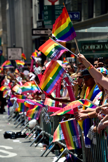 Manhattan Pride 2016 Orlando themes- Gays Against Guns, Say Their Names, angels..... � Donna F. Aceto