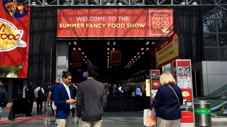 The Fancy Food show, New York's annual convocation of makers, sellers and buyers of gourmet and specialty products, takes over Manhattan's Javits Center from June 26 to 28. More than 25,000 attendees are expected to browse -- and sample -- wares from more than 2,600 exhibitors from 55 countries. Newsday's Erica Marcus spent Sunday at the show; here are some of this year's top trends.