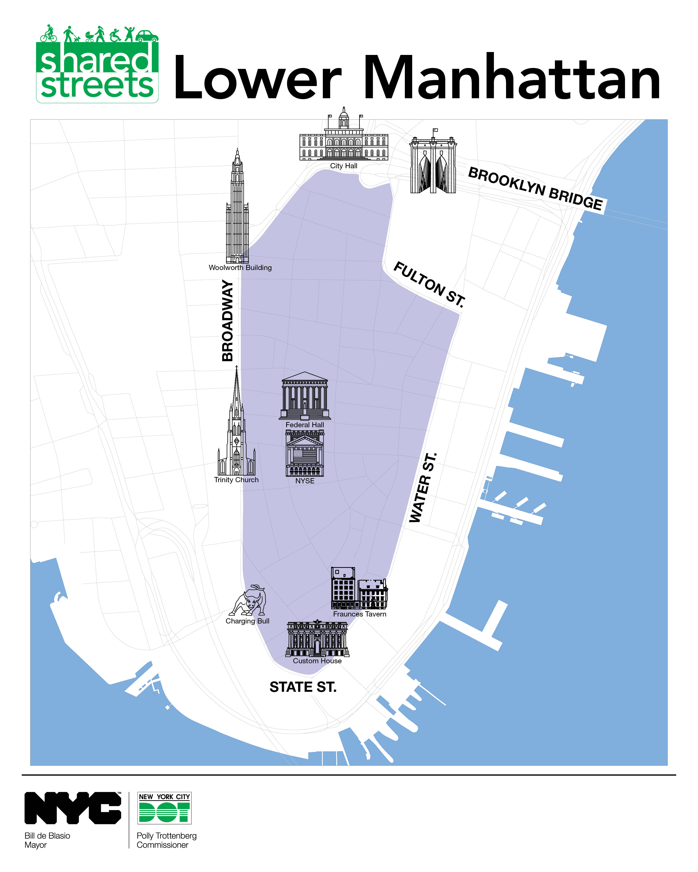 City to shut down roadways across Downtown for one day in August 1 Department of Transportation The city's Shared Streets program will take traffic off of Downtown streets on three days in August.