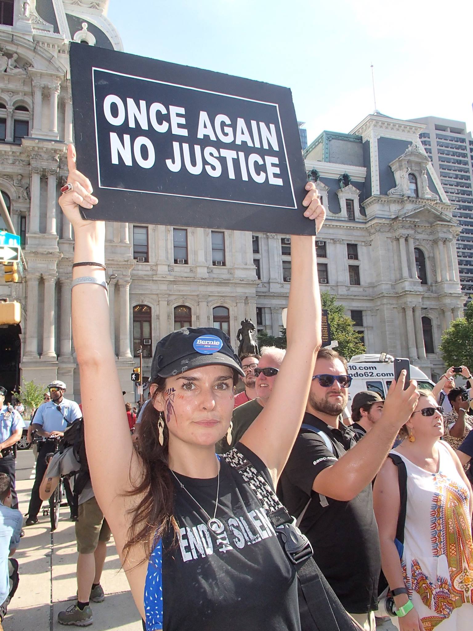 From the seats to the streets: Reflections on the D.N.C. 15 Enough is enough! protesters declared.