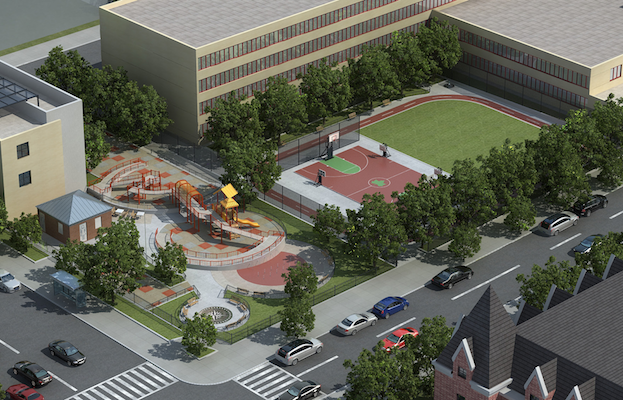 Parks Unveils Major Accessibility Redesign for UWS Bloomingdale Playground 1 A preliminary rendering of the new design for the Upper West Side's Bloomingdale Playground. | NYC DEPARTMENT OF PARKS AND RECREATION
