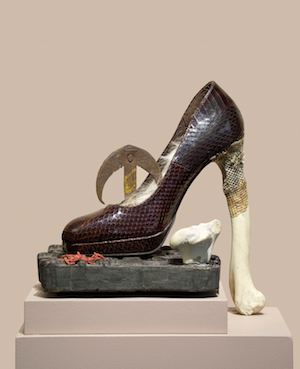 Genesis Breyer P-Orridge: “Shoe Horn” (9 1/2 x 9 1/2 x 6 1/2 in.). Photograph by David DeArmas, courtesy Invisible-Exports.