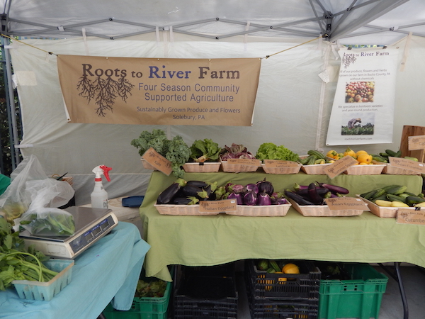 Farmers Market Produce Makes for Delicious Meals 2 Roots to River Farm, one of many vendors at Chelsea Farmers Market. Photo by Jane Argodale.