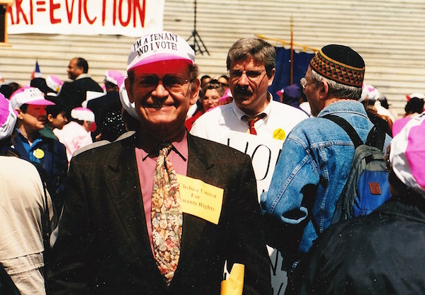 Gene Glaberman attending a hearing on affordable housing. Photo courtesy Velma Hill.