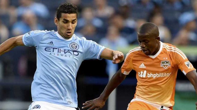 Mehdi Ballouchy, formerly of the Red Bulls, is a midfielder with New York City FC.