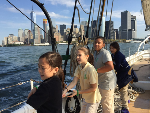 South Street Seaport Museum At the South Street Seaport Museum’s Seafarers Camp, kids grades 7–12 learn how to sail a tall ship aboard the schooner Lettie G. Howard.