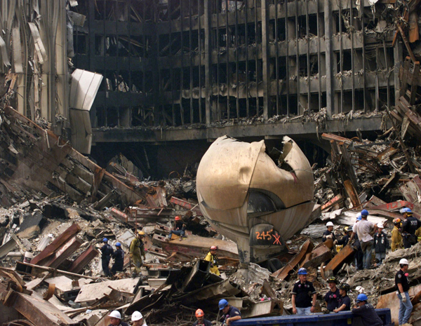 Associated Press / Ted Warren The Koenig Sphere survived the collapse of the World Trade Center towers largely intact, and became a potent symbol of defiant resilience for Downtowners after 9/11.