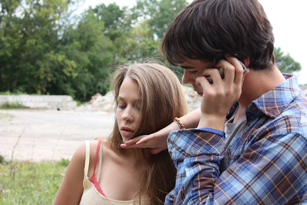 L to R: Isabelle McNally, as Christina, and Robert Olsen, as Mark. © 2012 Indigo Children LLC. 