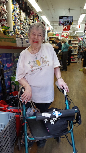 Penn South resident Miriam Fettman has been a regular 99 Cents Creation customer for 16 years. Photo by Dusica Sue Malesevic.