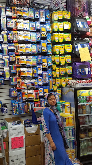 Bilkis Rahman has worked at the store for over four years. 