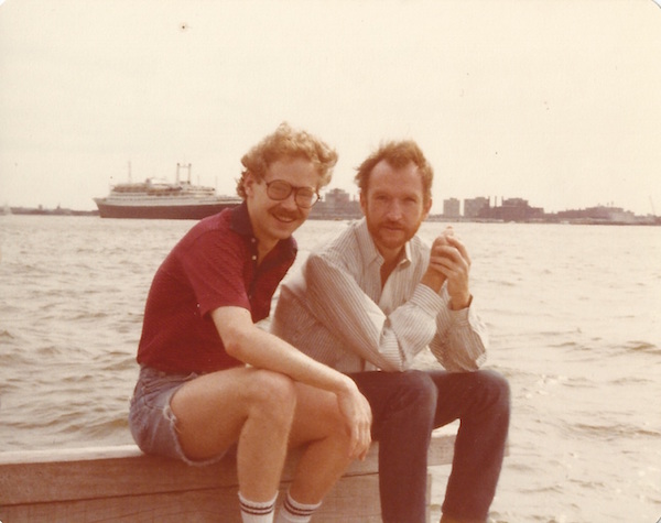 Documentary filmmaker fetes man on fifth floor 2 L to R: Sam Byers and Gerald Busby, in 1976. Photo courtesy Busybusbyfilms LLC.