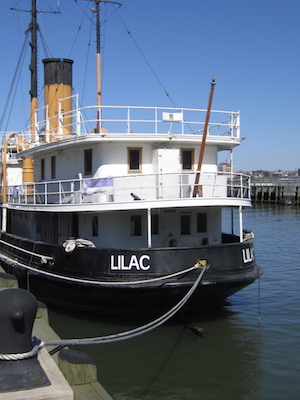 The last steam-powered lighthouse tender in America is open to the public, free of charge, May through October. Courtesy Lilac Preservation Project.