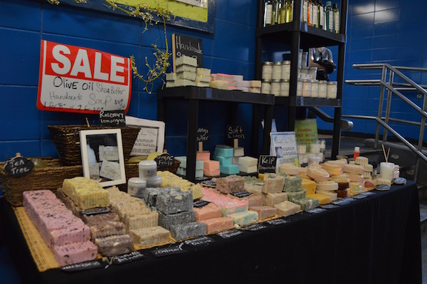 Natural soaps and other skincare products offered by Amerrah Brown’s Beautiful Amore. | JACKSON CHEN 