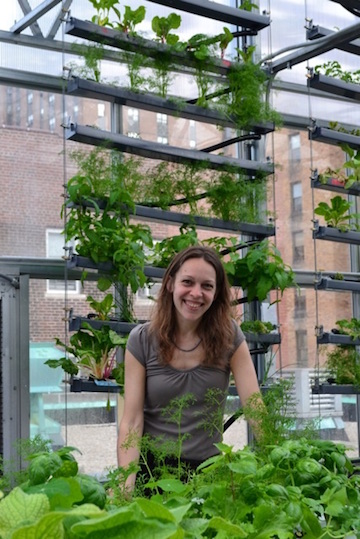 For UWS Teacher, the Hothouse Leads to the White House 1 P.S. 333 environmental science teacher Shakira Provasoli in her hothouse. | SUZANNE SHELLEY