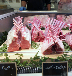 Photo by Milo Hess These nice racks were on display at the new Eataly's Aug. 2 preview event.