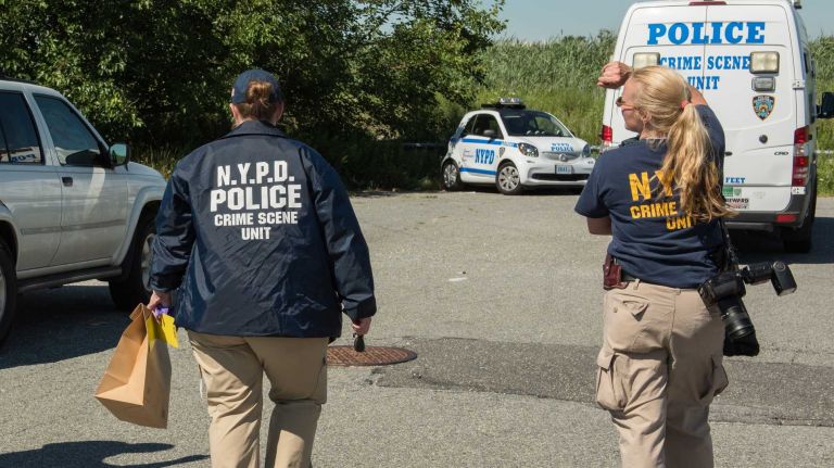 Queens jogger Karina Vetrano strangled to death in Howard Beach; NYPD searches for evidence 2 The NYPD is searching for evidence after Karina Vetrano, 30, was found strangled to death in a marshy area of Spring Creek Park after she left her home for a jog on Tuesday evening.