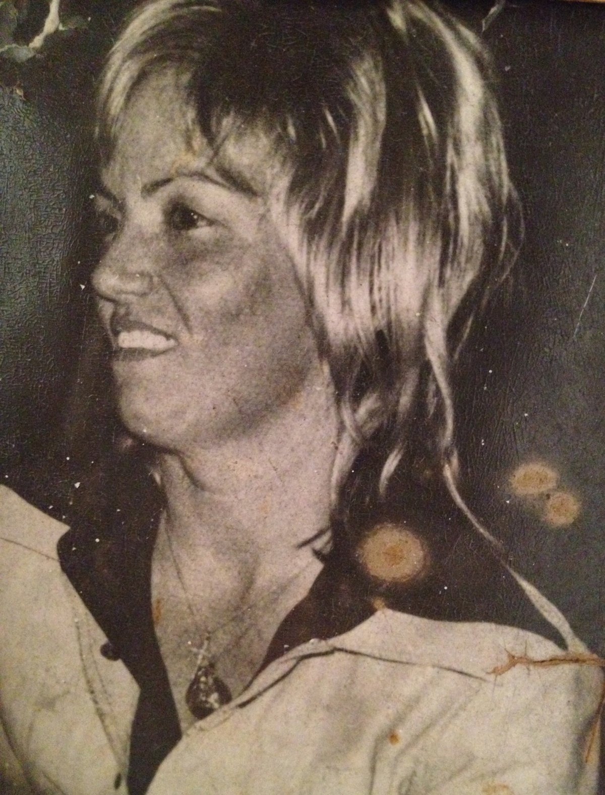 Adele: Stripping away the layers, finding a friend 1 Adele, young and snazzy in and old photo print from the 1970s — marred by rusty spots from age — well before the writer knew her.