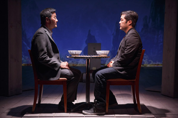 Stephen Park and Tim Kang in Julia Cho’s “Aubergine,” directed by Kate Whoriskey, at Playwrights Horizons through October 2.  | JOAN MARCUS 