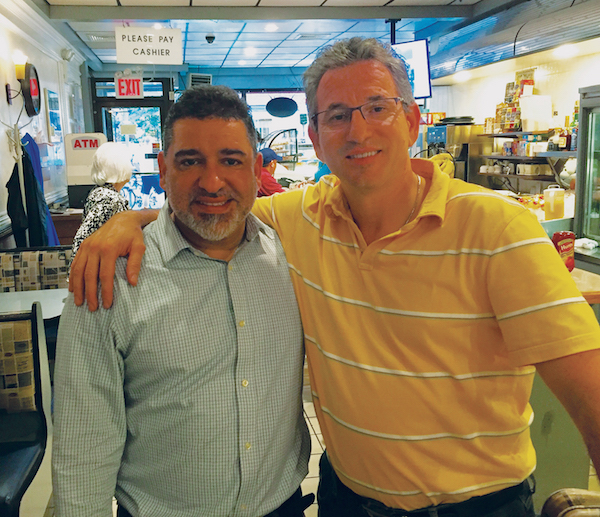 L to R: Malibu Diner owners Jose Collado and Alex Grimpas. Photo by Eileen Stukane.