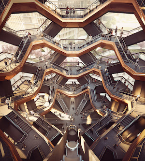 ‘Vessel’ Will Anchor Hudson Yards Public Square 5 A view of the Pavilion Grove. Rendering courtesy VisualHouse-NelsonByrdWoltz.