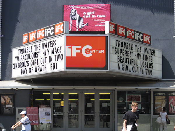 The marquee of IFC Center, which greets people stepping off of the W. Fourth St. subway station. Photo courtesy IFC Center. 
