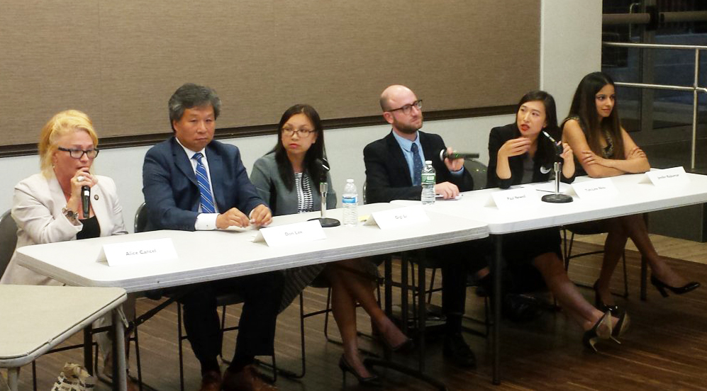 BPCA reform an issue in Assembly race 1 Photo by Lincoln Anderson The six candidates contesting the Sept. 13 Democratic primary for the 65th-District Assembly seat — from left, Alice Cancel, Don Lee, Gigi Li, Paul Newell, Yuh-Line Niou, and Jenifer Rajkumar — can all agree on one thing: that the Battery Park City Authority needs to give residents a greater voice.