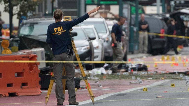 Chelsea explosion injures multiple people in Manhattan: See photos from the scene 14 The FBI are at the scene of an explosion in Chelsea on Sept. 18, 2016.