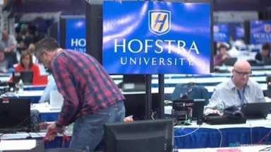 Hofstra campus abuzz in final hours before presidential debate