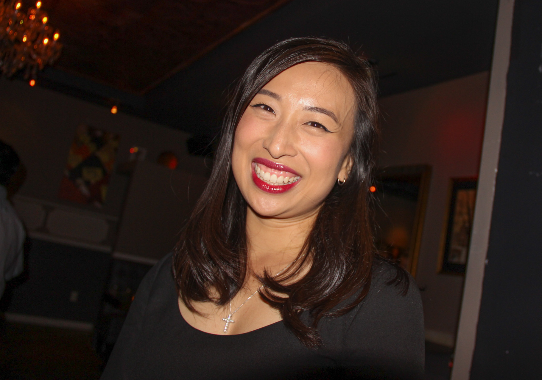 Photo by Tequila Minsky Yuh-Line Niou was all smiles Tuesday night after handily winning the six-way primary for the Democratic nomination for the 65th Assembly District, virtually assuring that she will become the first Asian-American ever to represent the district covering Chinatown in Albany.