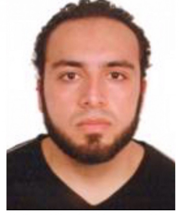 A photo police issued on an e-mail alert for Ahmad Khan Rahami, the chief suspect in Saturday's Chelsea bombing. He was spotted Monday in Linden, N.J., by a police officer and, after a gunfight, was arrested.