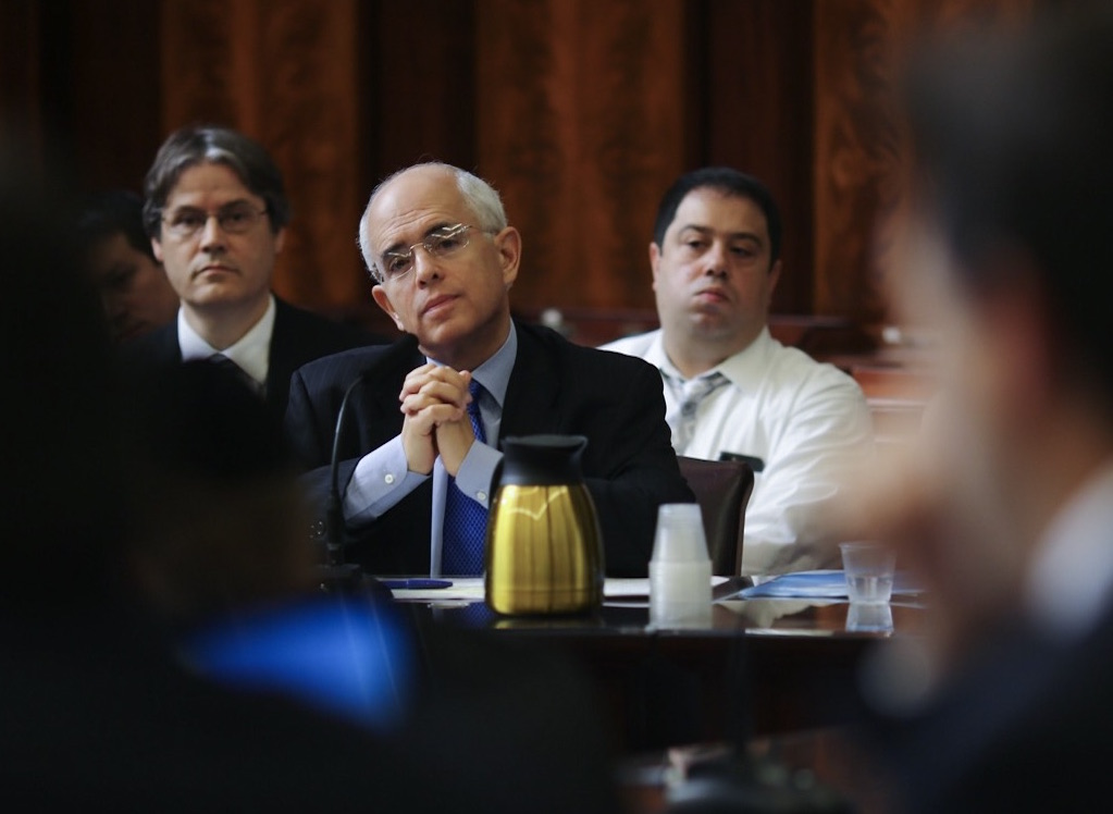 Anthony Shorris kept his poise while enduring the protracted questioning. Photo by William Alatriste / NYC Council