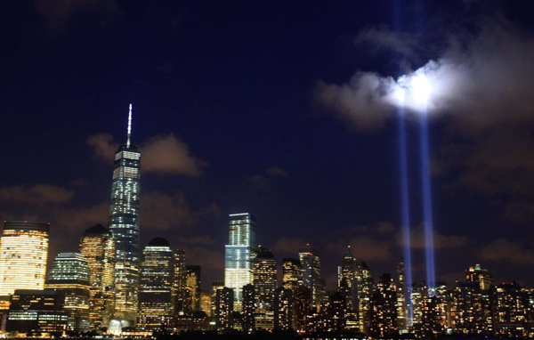 Associated Press / Jennifer Brown The powerful spotlights of the annual Tribute in Light have been a tradition since 2002.