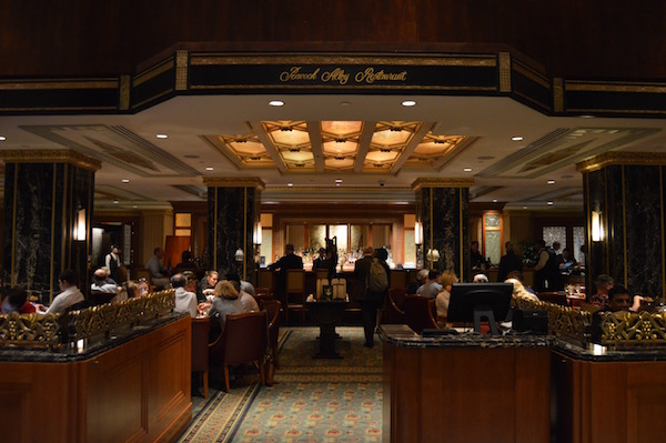 The Peacock Alley Restaurant off the hotel’s Main Lobby. | JACKSON CHEN 