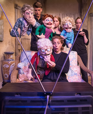 'Golden Girls' puppet parody stuffed with stolen moments 2 Sitting in a theater watching puppets watch TV isn’t nearly as meta, or fun, as it sounds. Photo by Russ Rowland.