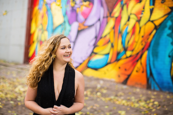 Jacey Powers, from a photo shoot shortly after her diagnosis. Photo by Laura Pennace.