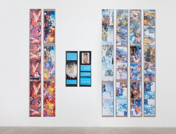 From Exhibit A: Carolee Schneemann’s “Plague Column: Known Unknown (Angles and Demons)” (1995-96). Courtesy C. Schneemann, Galerie Lelong & P•P•O•W.