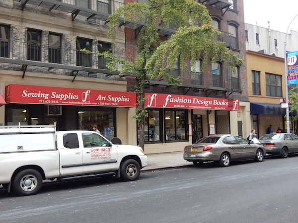 Penn South resident Gloria Sukenick alerted the panel that Fashion Design Books on W. 27th St. (across from the Fashion Institute of Technology) would be shuttering its doors soon. Photo by Sean Egan.