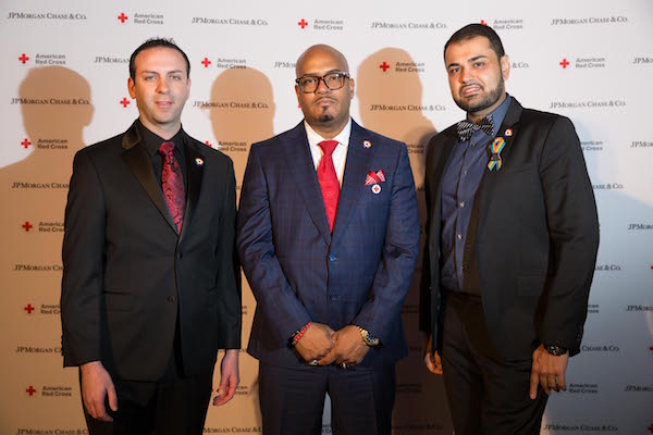 Healing Hearts, Helping Hands 1 Pulse Nightclub hero Neema Bahrami and Josh Lockwood, CEO of American Red Cross in Greater New York. | AMERICAN RED CROSS IN GREATER NEW YORK