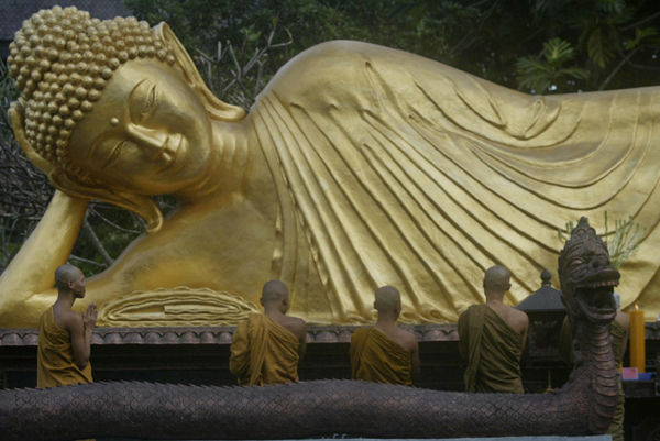 Bedtime for Buddha: State okays Tribeca Buddha Bar, but with early closing times 1 Associated Press Unlike this reclining Buddha statue in Indonesia, Tribeca residents didn't take the prospect of a Buddha Bar franchise on their street lying down, but the state approved it anyway.