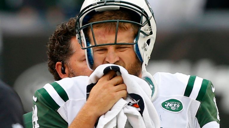Ryan Fitzpatrick has thrown nine interceptions in his past two games.