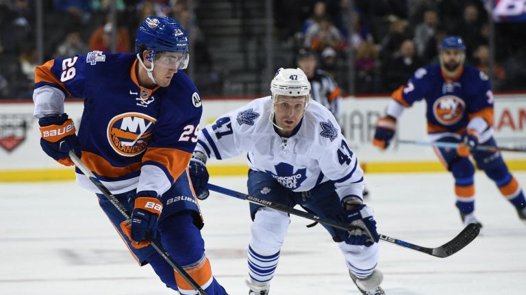 Brock Nelson ranked second on the Islanders with 26 goals last season.