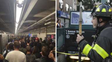 l train tunnel fire