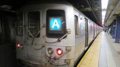a train hits man