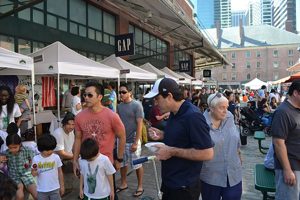 Photo by Maggie Lava The annual Taste of the Seaport food festival, which raises funds for the Spruce Street School and the Peck Slip School, returns Oct. 15. 