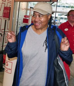On Target: Long-awaited discount retailer now open in Tribeca 3 Photo by Milo Hess A Bronx shopper who would only identify herself as Phyllis said she had a rapturous time at Downtown's new Target, and vowed to return.